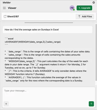 Chat example 2