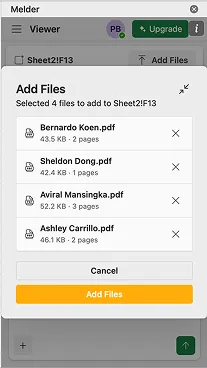 File confirmation